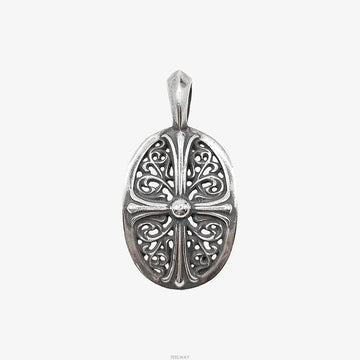 Chrome Hearts Oval Pendant Silver 3OJ7Q9R7 160194453 [P]