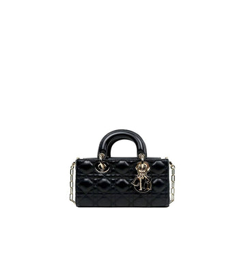 DIOR ブラック スモール ラムスキン ディジョイバッグ 67131 160196889 [P]
