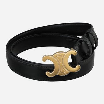 Celine Triope Belt Black 38NO 160197136 [P]