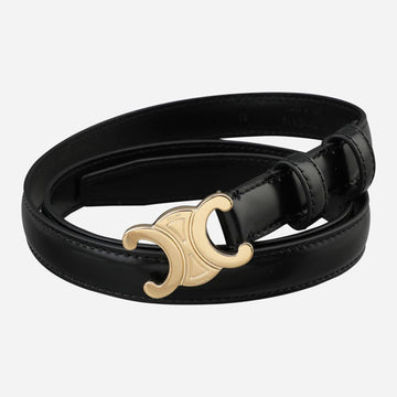 Celine Triple Calfskin Belt Black 45AX63A01 38NO 160197158 [P]