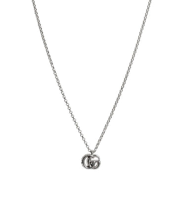 GUCCI ダブルGシルバーネックレス67527 160197639 [P]