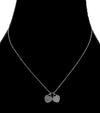 Tiffany & Co Double Heart Silver Necklace 67083 160197654 [P]