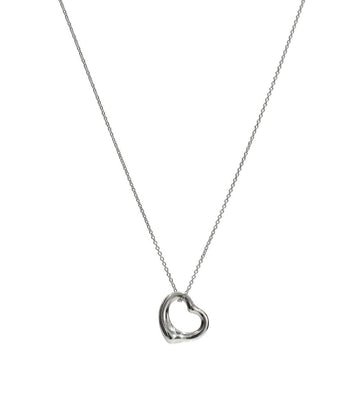 Tiffany & Co Open Heart Silver Necklace 67203 160197703 [P]