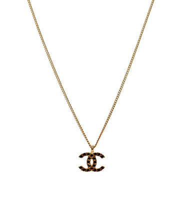 CHANEL ブラックキュービックCCゴールドネックレス 67554 160197736 [P]