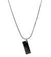 DIOR ブラックトロッタシルバーネックレス 66891 160197844 [P]