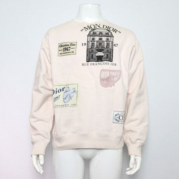 DIOR Klassisches Herren Sweatshirt mit Retro-Patch-Print in Weiß 013J603B0531 160201066 [P]