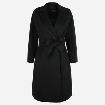 MaxMara Arona Virgin Wool Coat Black 2629016091600 013 160203592 [P]