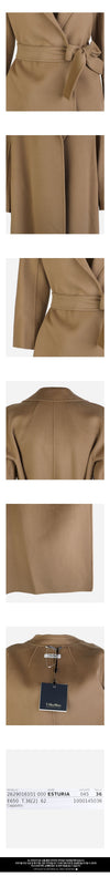 MAXMARA エストゥリア バージンウールコート キャメル 2629016101600 045 160203599 [P]
