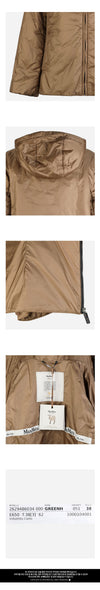 MAXMARA Hooded Padded Jacket Camel 160203609 [P]