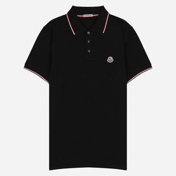 Moncler Men's Three-Striped PK Shirt Black 8A70300 84556 999 160259356 [P]