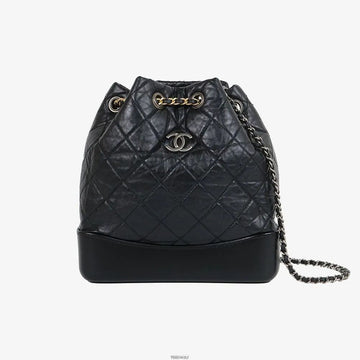 CHANEL Gabrielle Rucksack klein schwarz 160260176 [P]