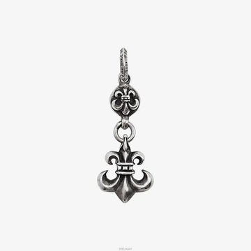 CHROME HEARTS One Ball BS Flare Anhänger Silber 2G40OR3Y 160260260 [P]