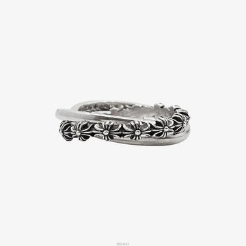 CHROME HEARTS Tiny E Triple Ring Silber 160260348 [P]