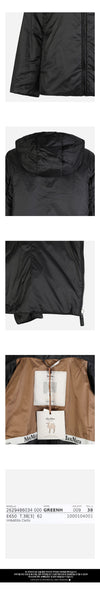 MAXMARA Hooded Padded Jacket Schwarz 160203735 [P]