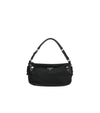 PRADA Schwarze Nylon Hobo Schultertasche 67725 160263731 [P]