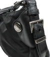 PRADA Schwarze Nylon Hobo Schultertasche 67725 160263731 [P]