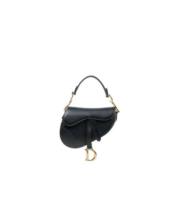 DIOR Schwarze Leder Mini Saddle Bag 67765 160263732 [P]