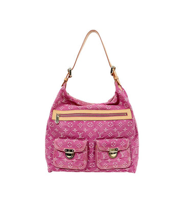 LOUIS VUITTON ピンクデニムバギー GM 67980 160263736 [P]