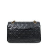 CHANEL Schwarze mittelgroße Lammleder-Classic Bag Double Flap 67740 160263739 [P]