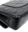CHANEL Schwarze mittelgroße Lammleder-Classic Bag Double Flap 67740 160263739 [P]