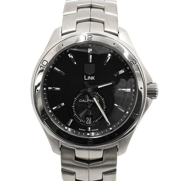 Tag Heuer WAT2110 LINK Caliber 6 Automatic Black Dial Date Steel Men's Watch AA66954 160263904 [P]