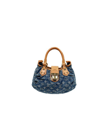 LOUIS VUITTON Denim Monogram Pretty Tote Bag 67121 160264205 [P]