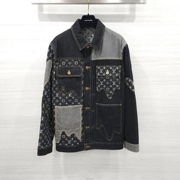 Louis Vuitton Nigo Monogram Crazy Denim Workwear Jacket 160264391 [P]