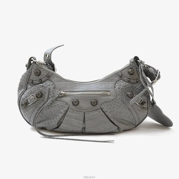 BALENCIAGA ル カゴバッグ XS クロスバッグ グレー 9711161947 160309675 [P]