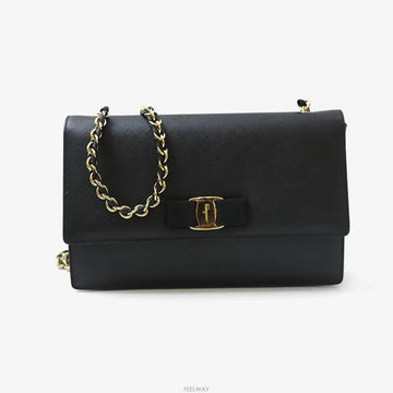 Salvatore Ferragamo Medium Crossbody Bag Black 21E480 160309710 [P]
