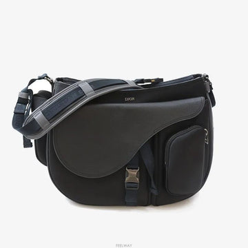 DIOR サカイ サドル ソフトバッグ ブラック 1ADHO029USH 160309831 [P]