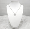 Chopard 18k Happy Diamond Round Necklace 18K White Gold 157127461 [P]