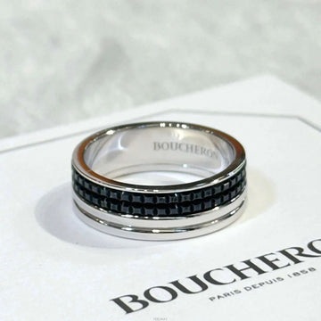 Boucheron Quatre Ring Wedding Band Black Edition Ring 55 160310196 [P]