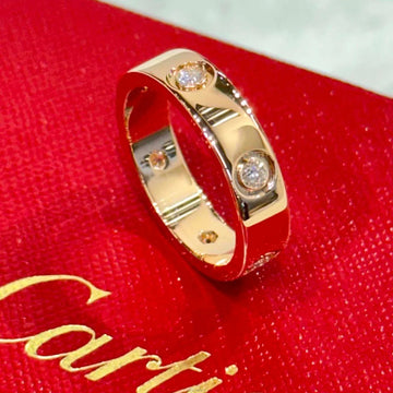 CARTIER ラブ クラシック 6Pダイヤ リング 61号 J082701 160310282 [P]