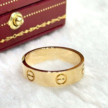 CARTIER 59号 YG ラブ クラシックリング J082501 160310286 [P]