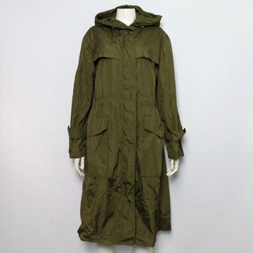 Moncler Women's Hooded Raincoat Jacket in Khaki Color J10931C00018 160340184 [P]