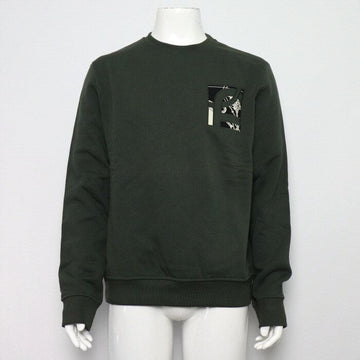 HERMES Crewneck Sweatshirt mit Stickerei 567760HA22 in Khaki 160340581 [P]