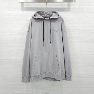 Prada Graphic Cotton Fleece Hooded Sweatshirt 160352752 [P]