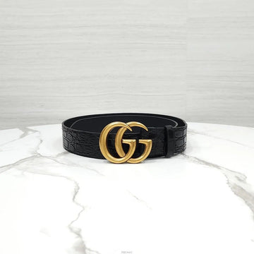 GUCCI マモン クロコダイル ベルト 95 406831 160353702 [P]