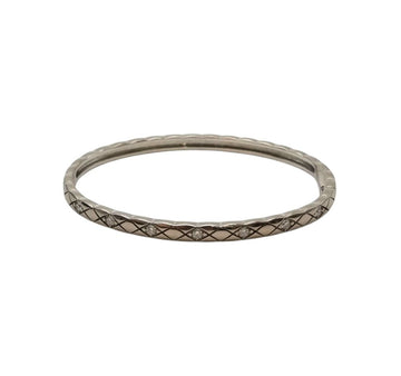 CHANEL Coco Crush Diamond Bracelet White Gold CHB063004 151516940 [P]