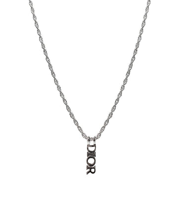 DIOR Vertikaler Silberne Halskette 66138 160359681 [P]