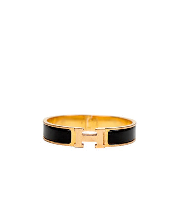Hermes Black Click H Bracelet 59230 160364200 [P]