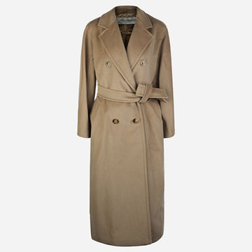 MaxMara Madam Wool Cashmere Coat Camel 160364310 [P]