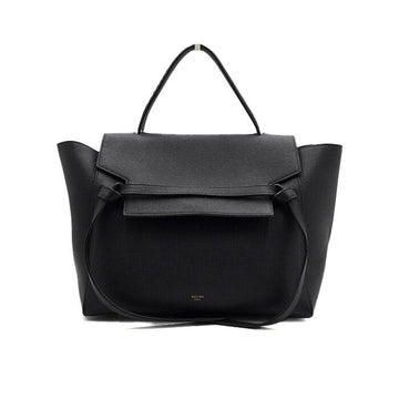 Celine Black Leather Mini Belt Bag Tote Bag Shoulder Bag 189103ZVA 160369000 [P]