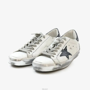 GOLDEN GOOSE スーパースター クラシック ホワイト ブラックアイス スニーカー 40サイズ 260265 9715025383 160406166 [P]