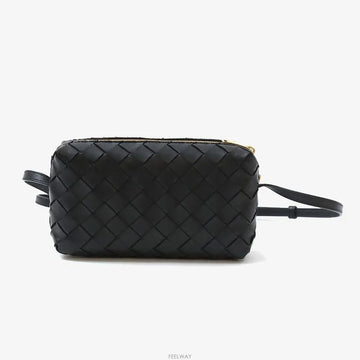 BOTTEGA VENETA イントレチャート クロスバッグ ブラック 597329 160406619 [P]
