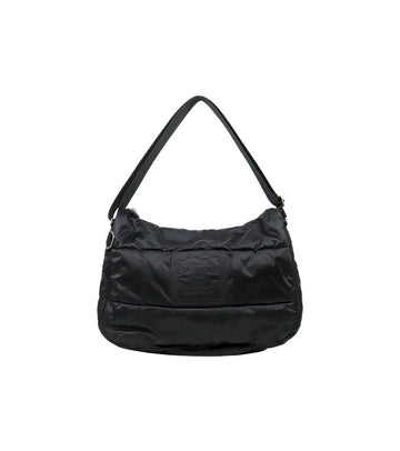 CHANEL Black Nylon Sports Shoulder Bag 67384 160409722 [P]