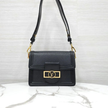 Louis Vuitton Mini Dolphin Epi Shoulder Bag Black M55964 160412766 [P]