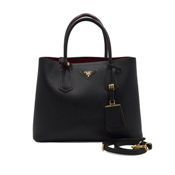 PRADA サフィアーノダブルミディアムトートバッグAA67580 160438061 [P]