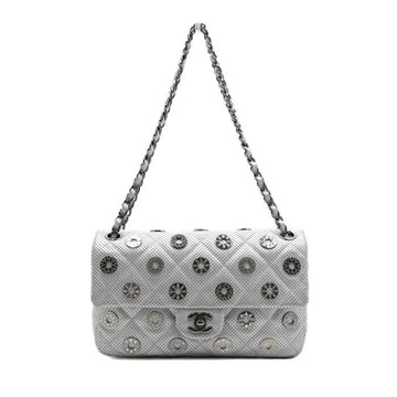 CHANEL Medaille Klappe Mittel Schultertasche A90573 160438075 [P]