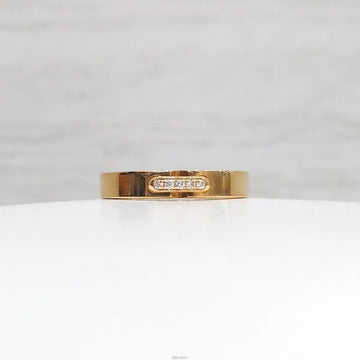 CHAUMET 18k リアン エビダンス ダイヤモンド リング 18K ピンクゴールド 47号 082560 160444939 [P]